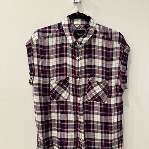 Rails Red and Blue Plaid Button-Down Shirt
